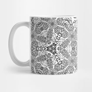 Squiggle Kaleidoscope Abstract Print Mug